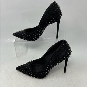 Steve Madden Studded/Spiked Black Stiletto Heels